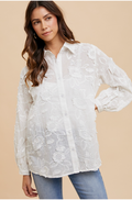 Floral Whisper Button-Up