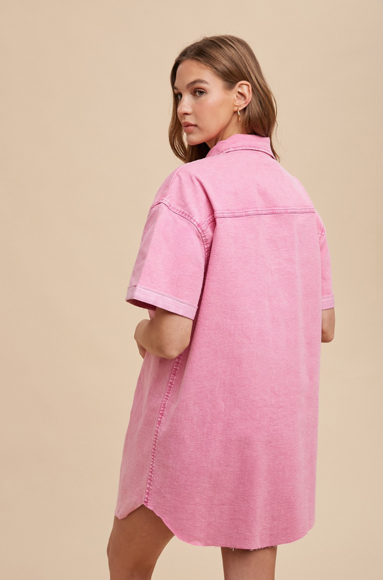 Denim Days Shirt Dress