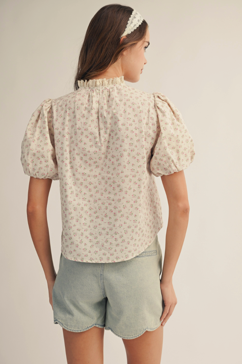 Rosalie Pintuck Blouse