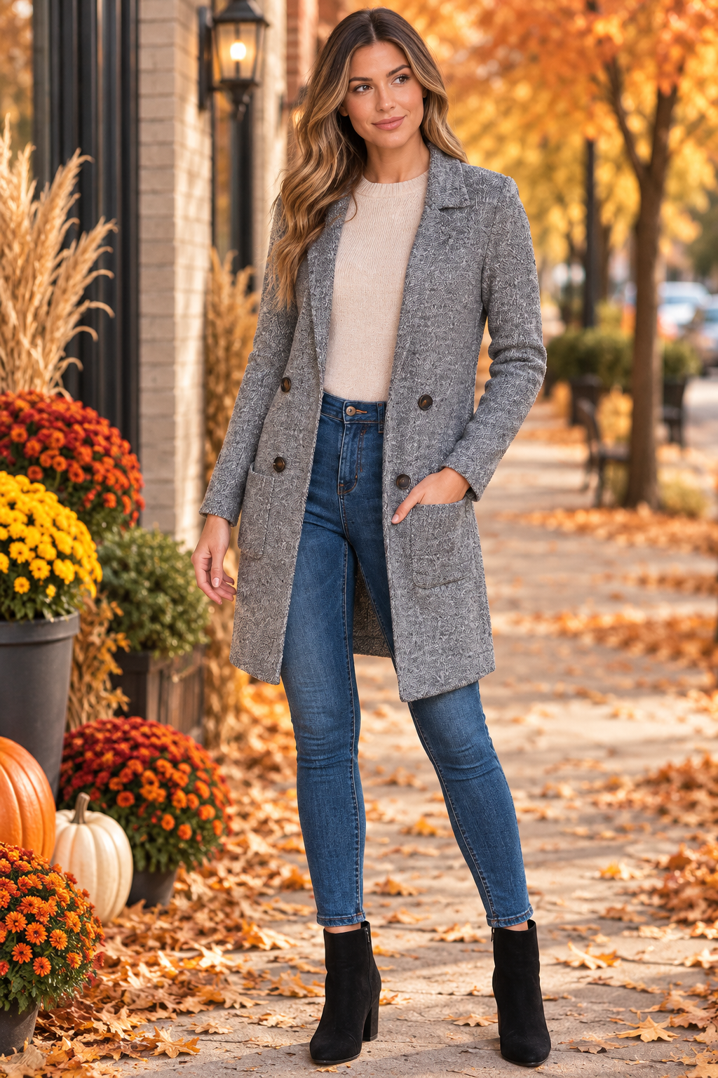 Silver Skies Sweater Jacket