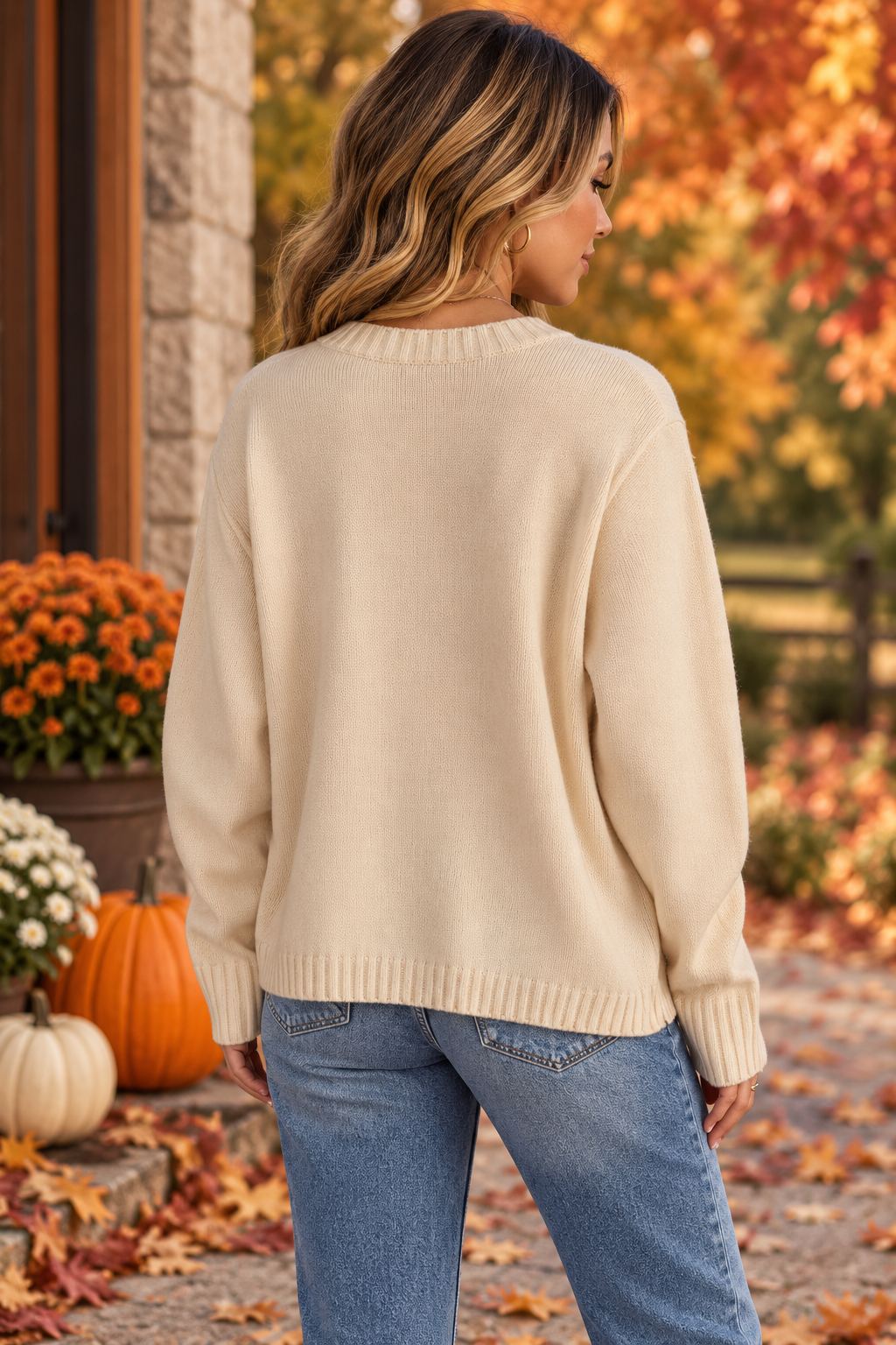 Spooky & Chic Sequin Bow Sweater