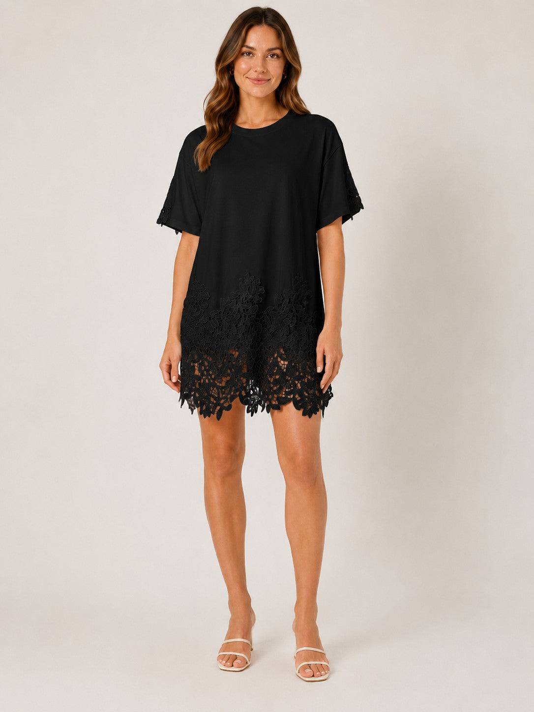 Lace & Leisure Dress Black