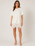 Lace & Leisure Dress White