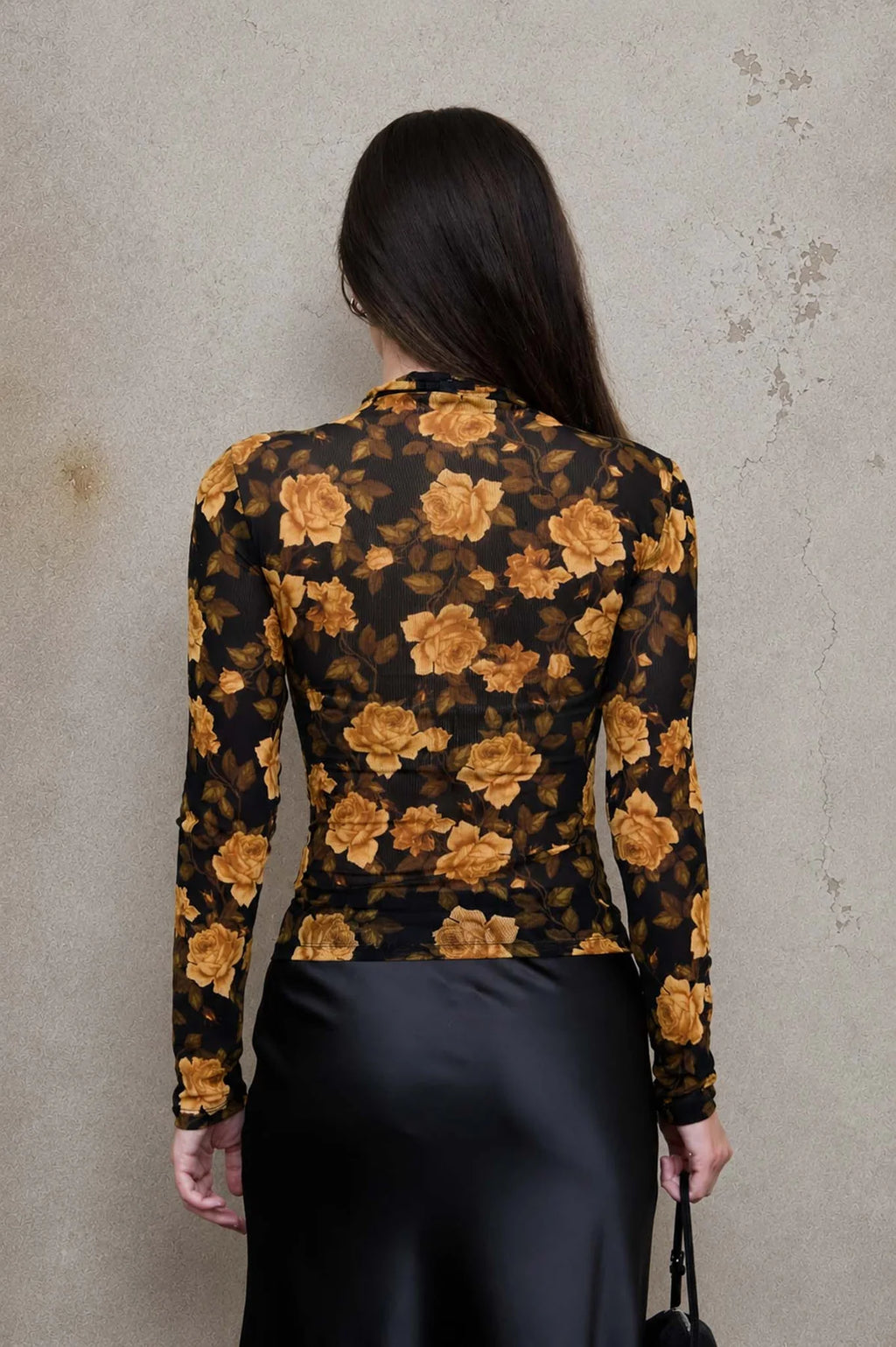 Midnight Garden Mesh Top