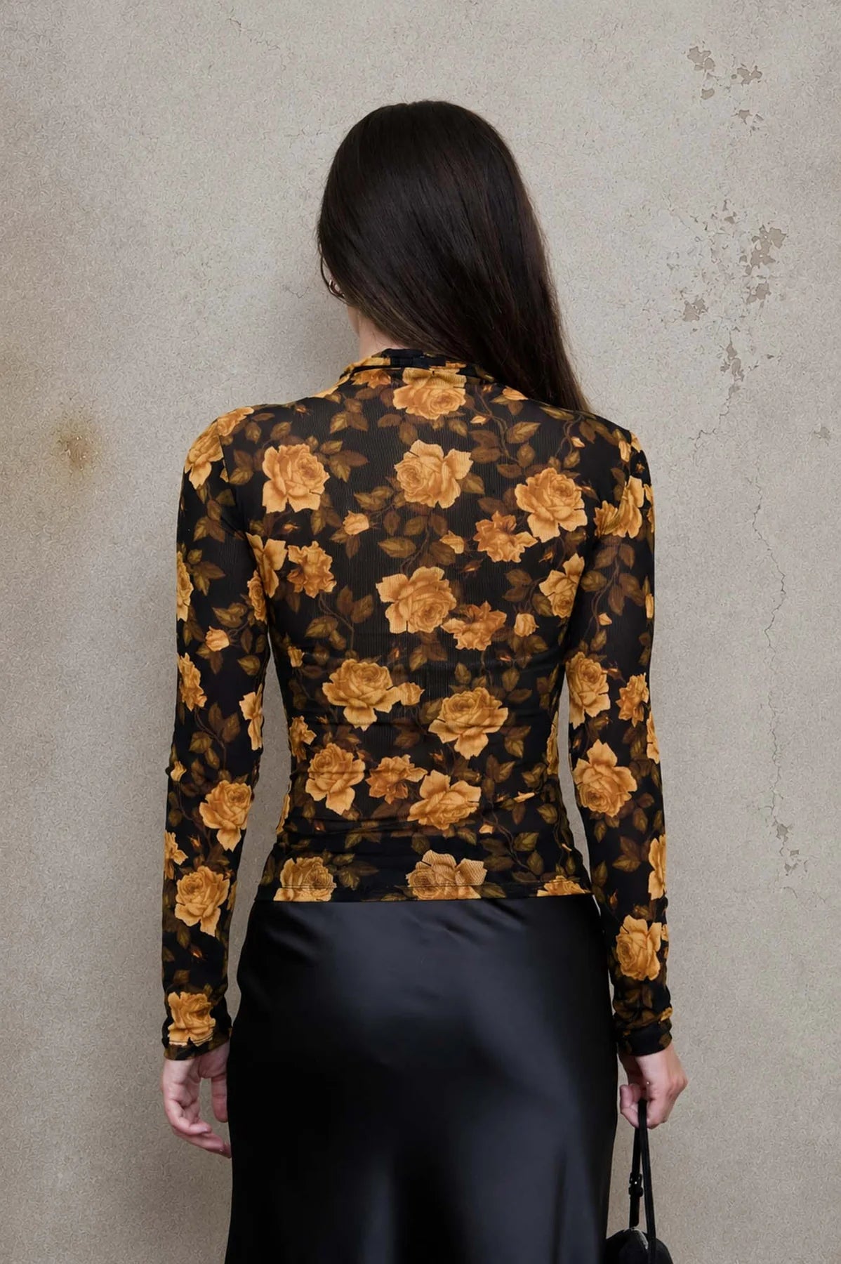 Midnight Garden Mesh Top