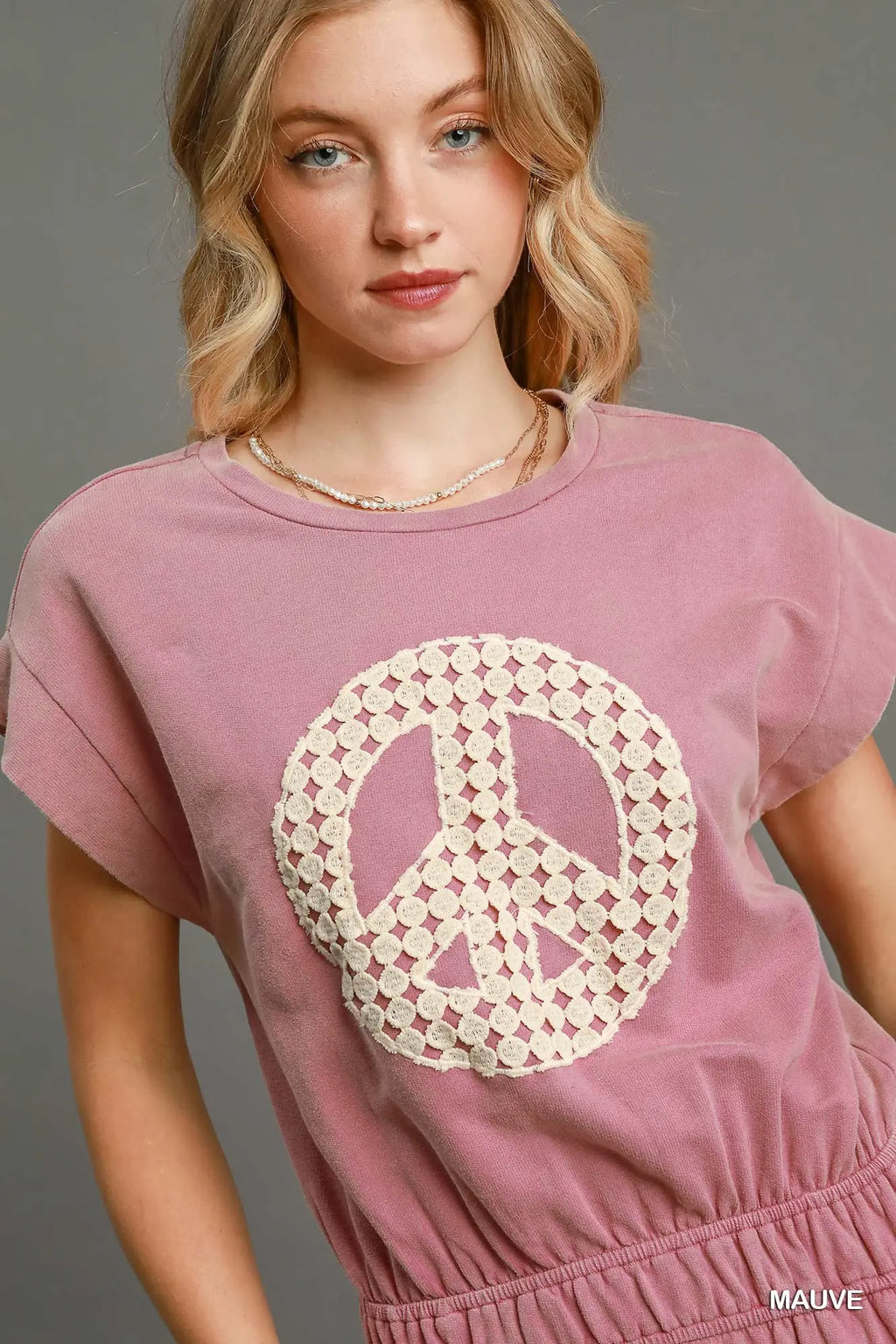 Mineral Wash Jumpsuit - Pink