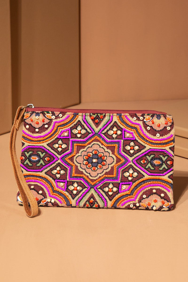 Beaded Pouch - Stella