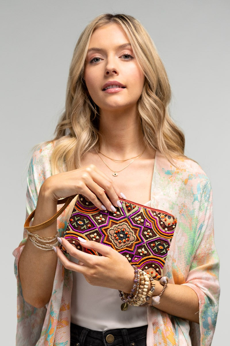 Beaded Pouch - Stella