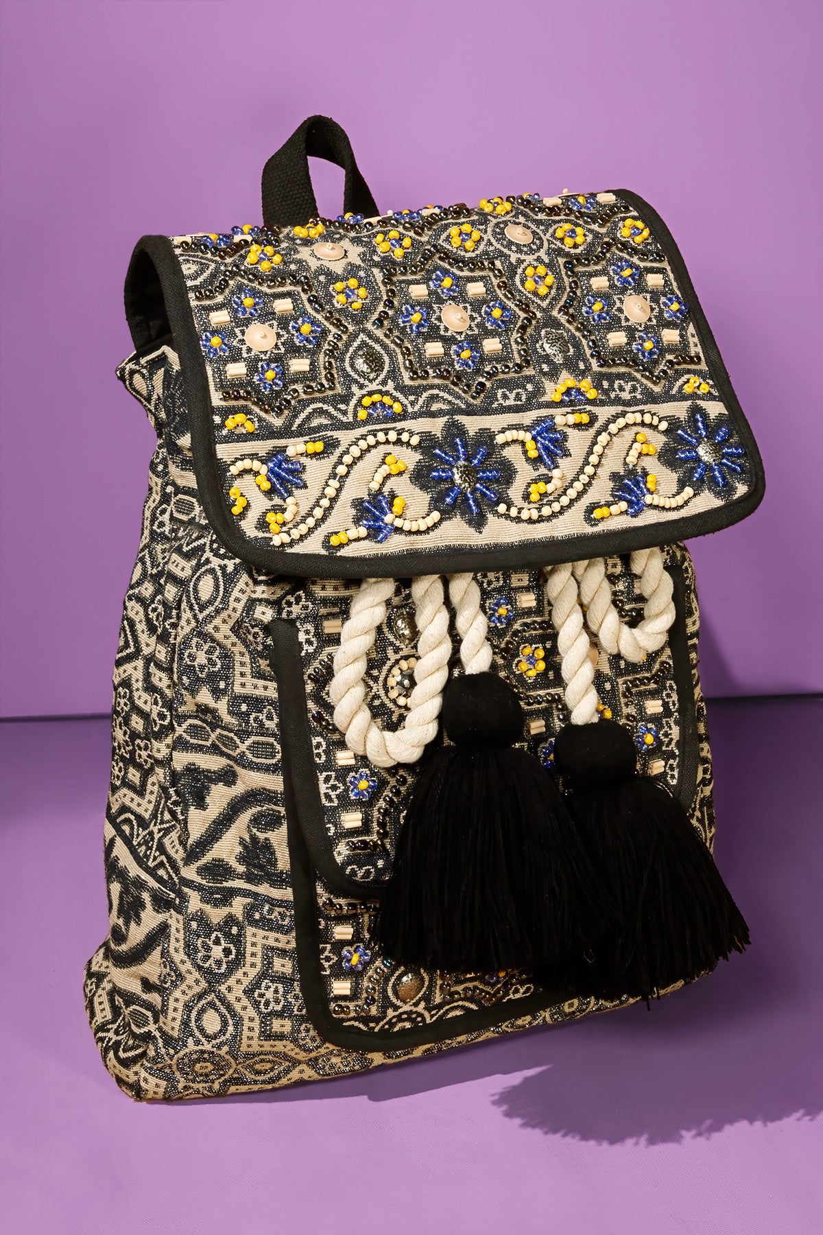 Moonflower Boho Backpack