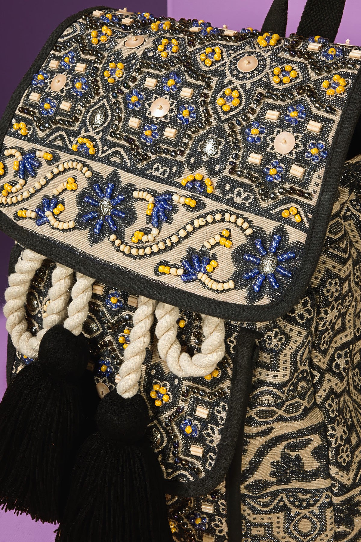 Moonflower Boho Backpack