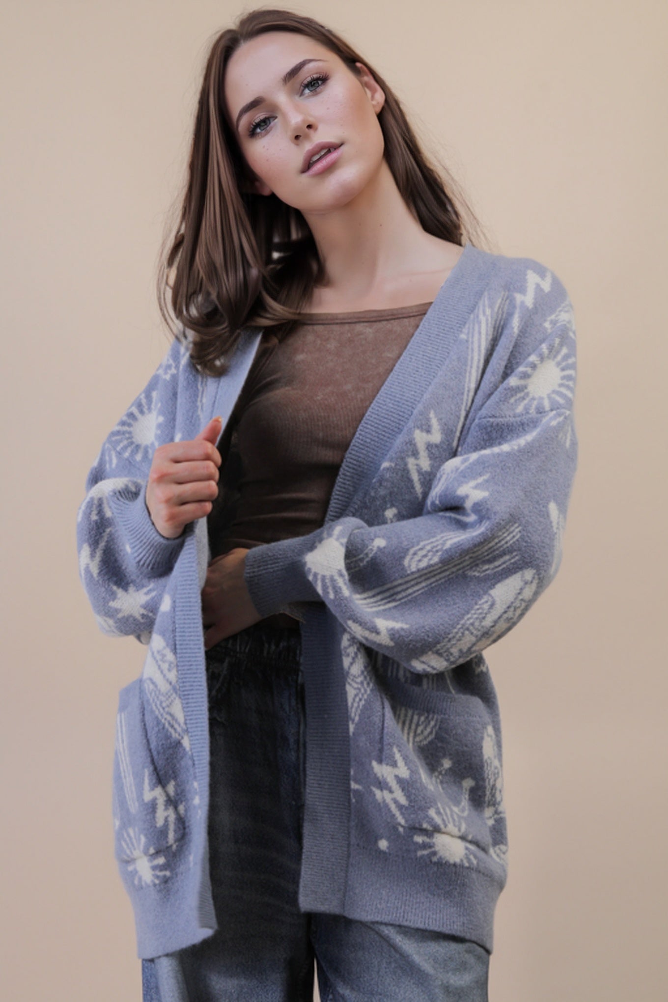 Western Vibes Knit Cardigan