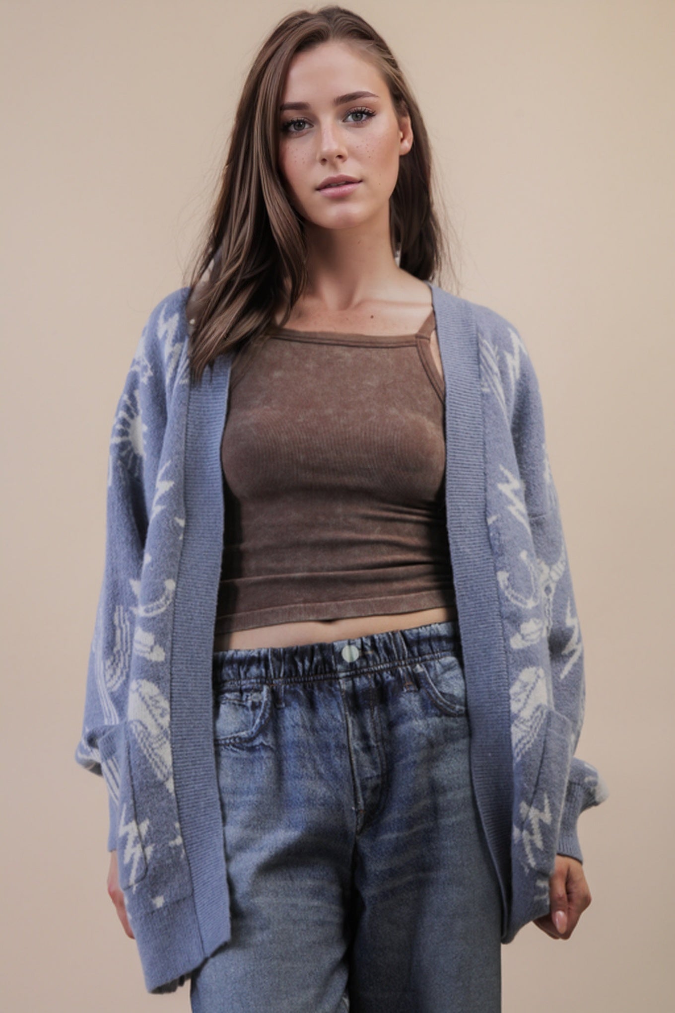 Western Vibes Knit Cardigan