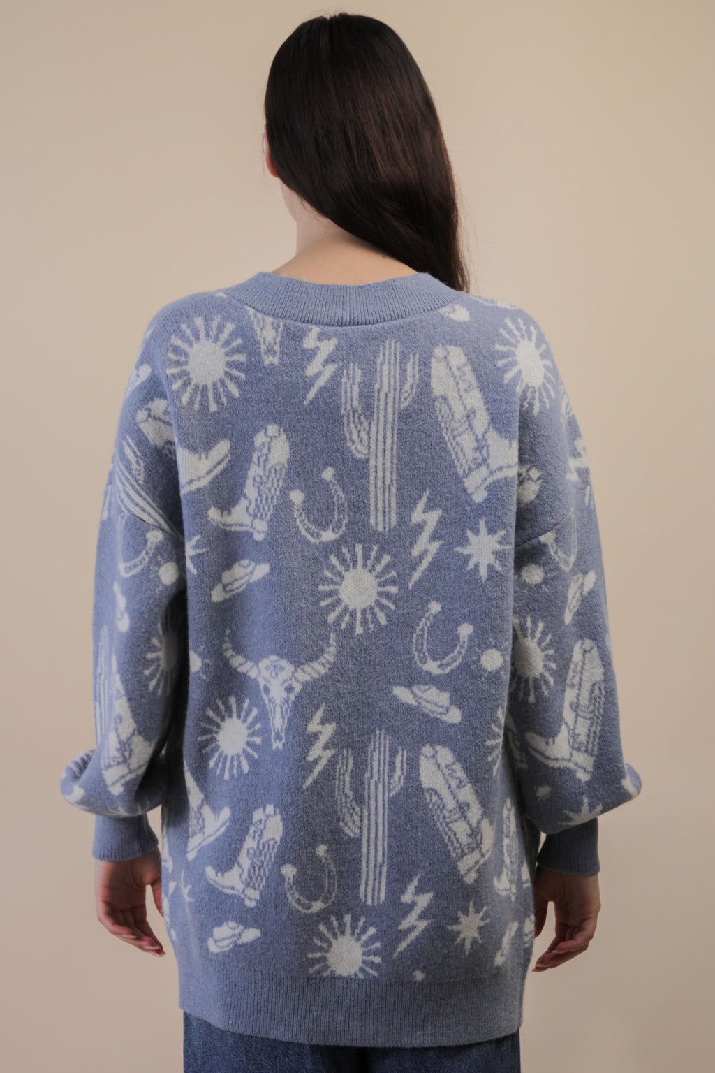 Western Vibes Knit Cardigan