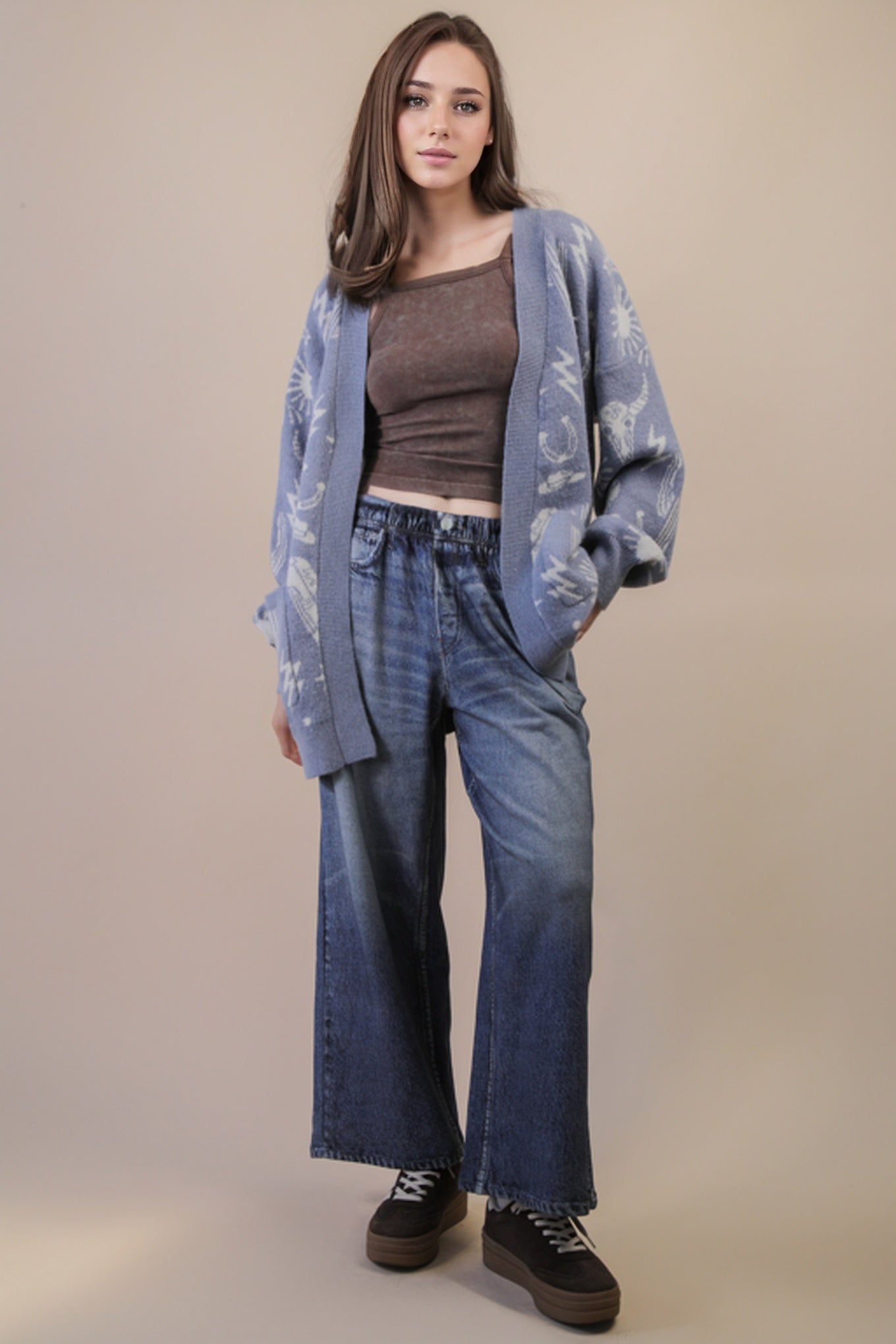 Western Vibes Knit Cardigan