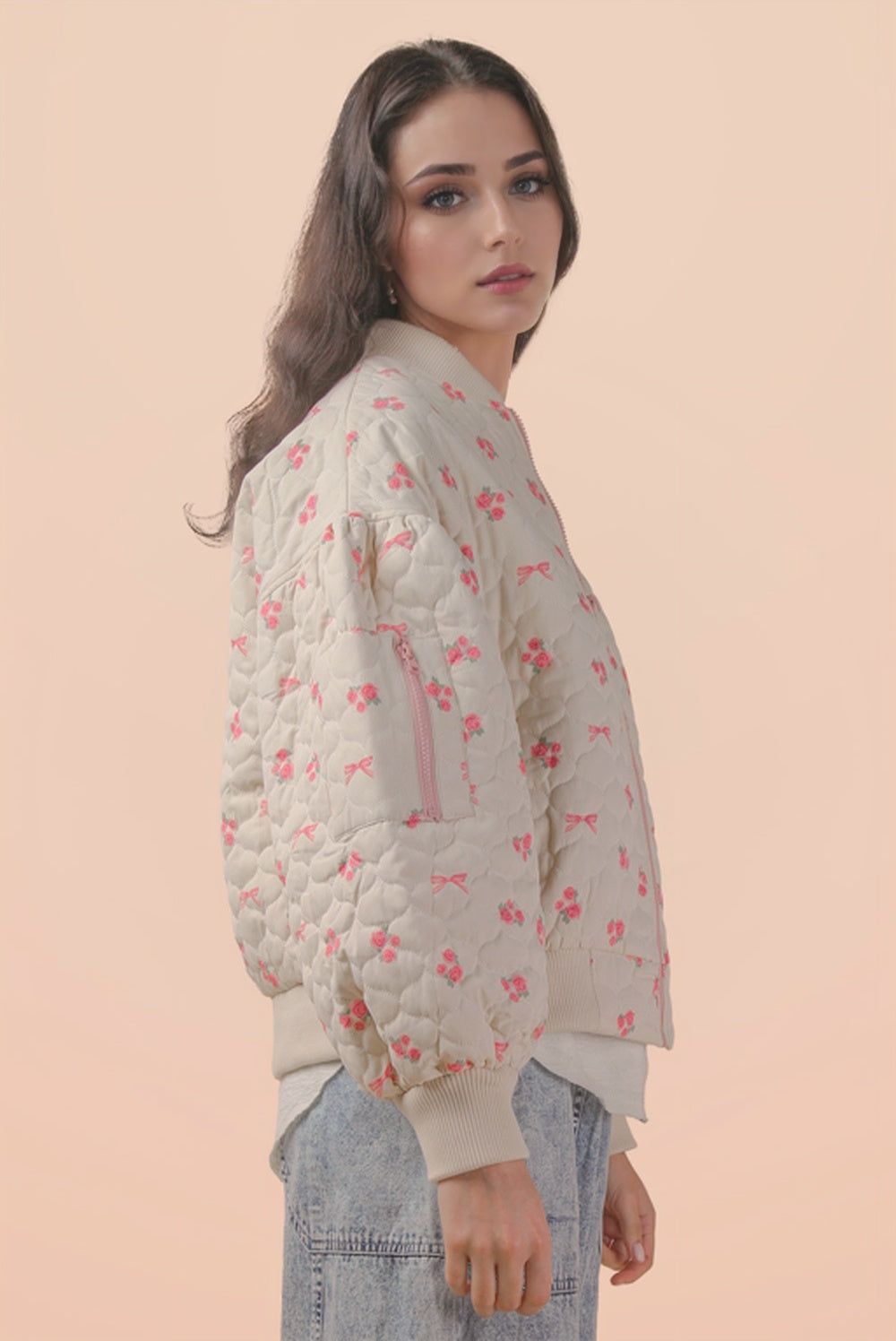 Floral Quilted Jacket