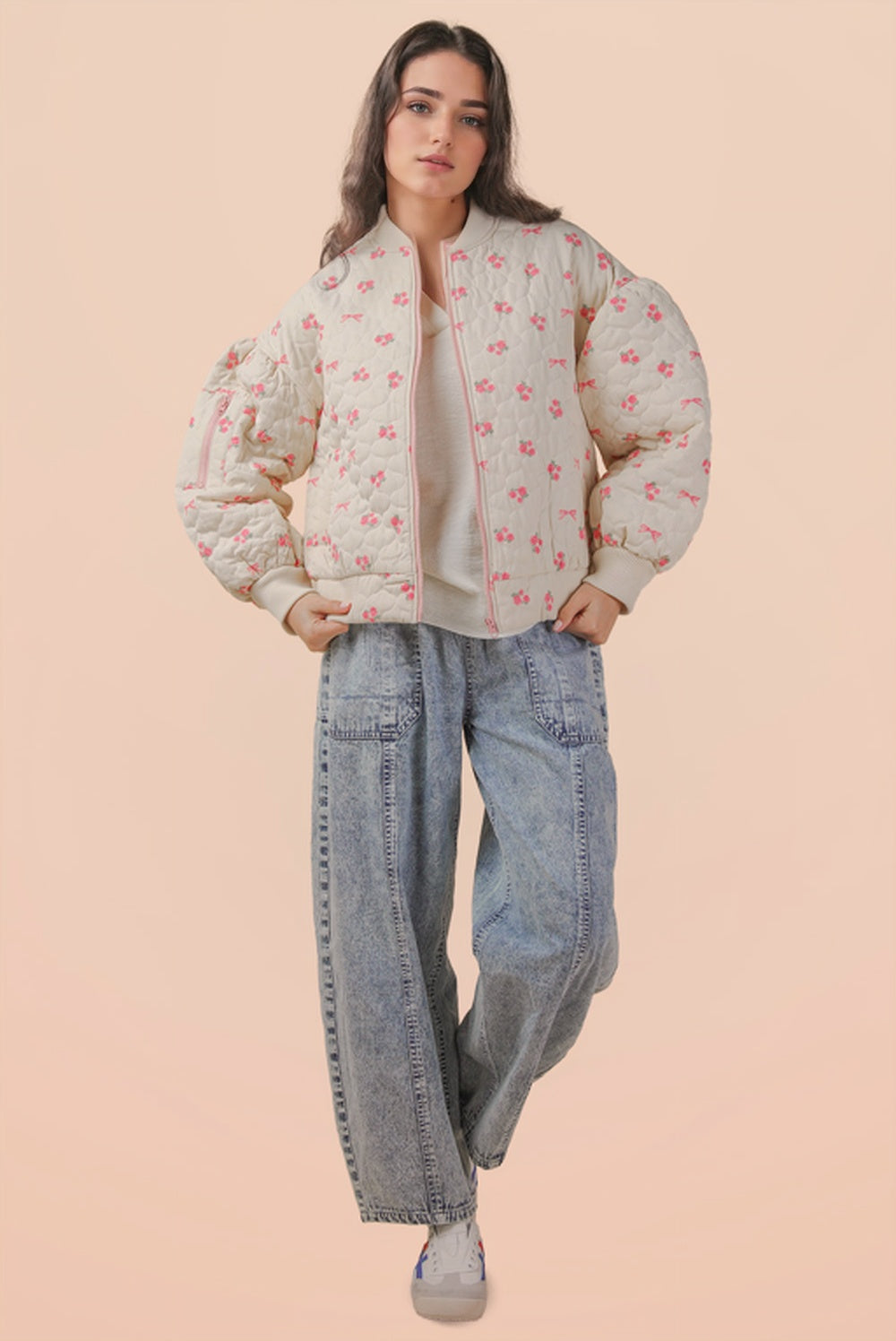 Floral Quilted Jacket