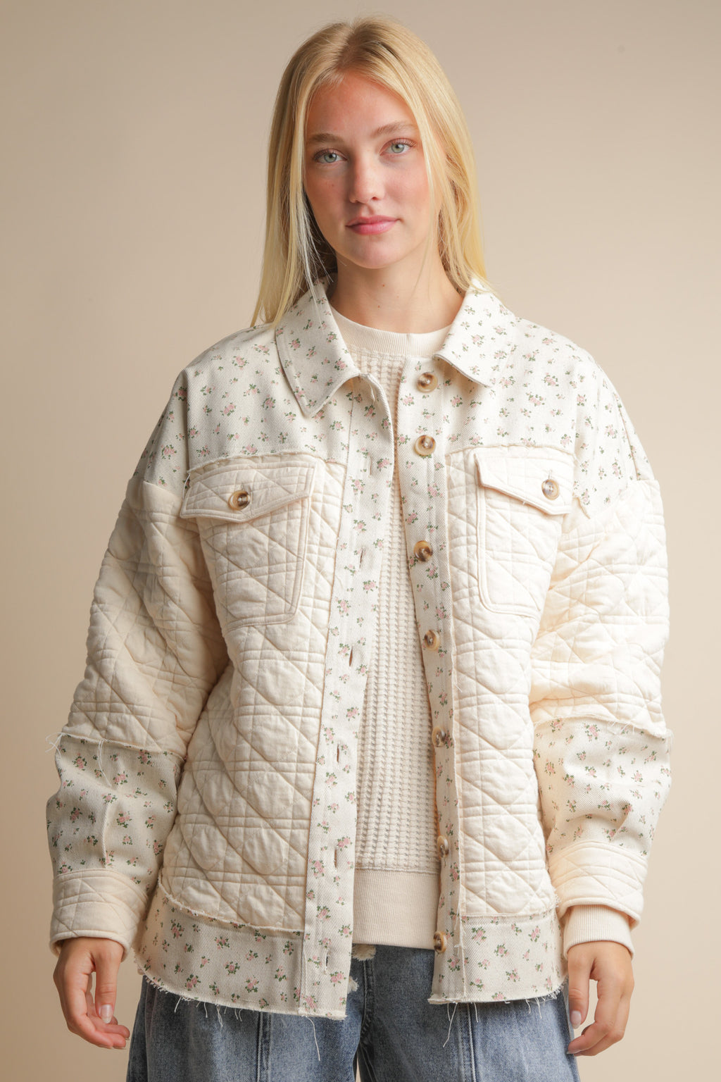 Floral Quilted Jacket