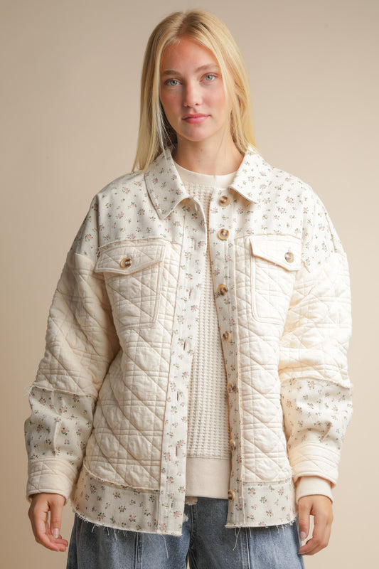 Floral Quilted Jacket