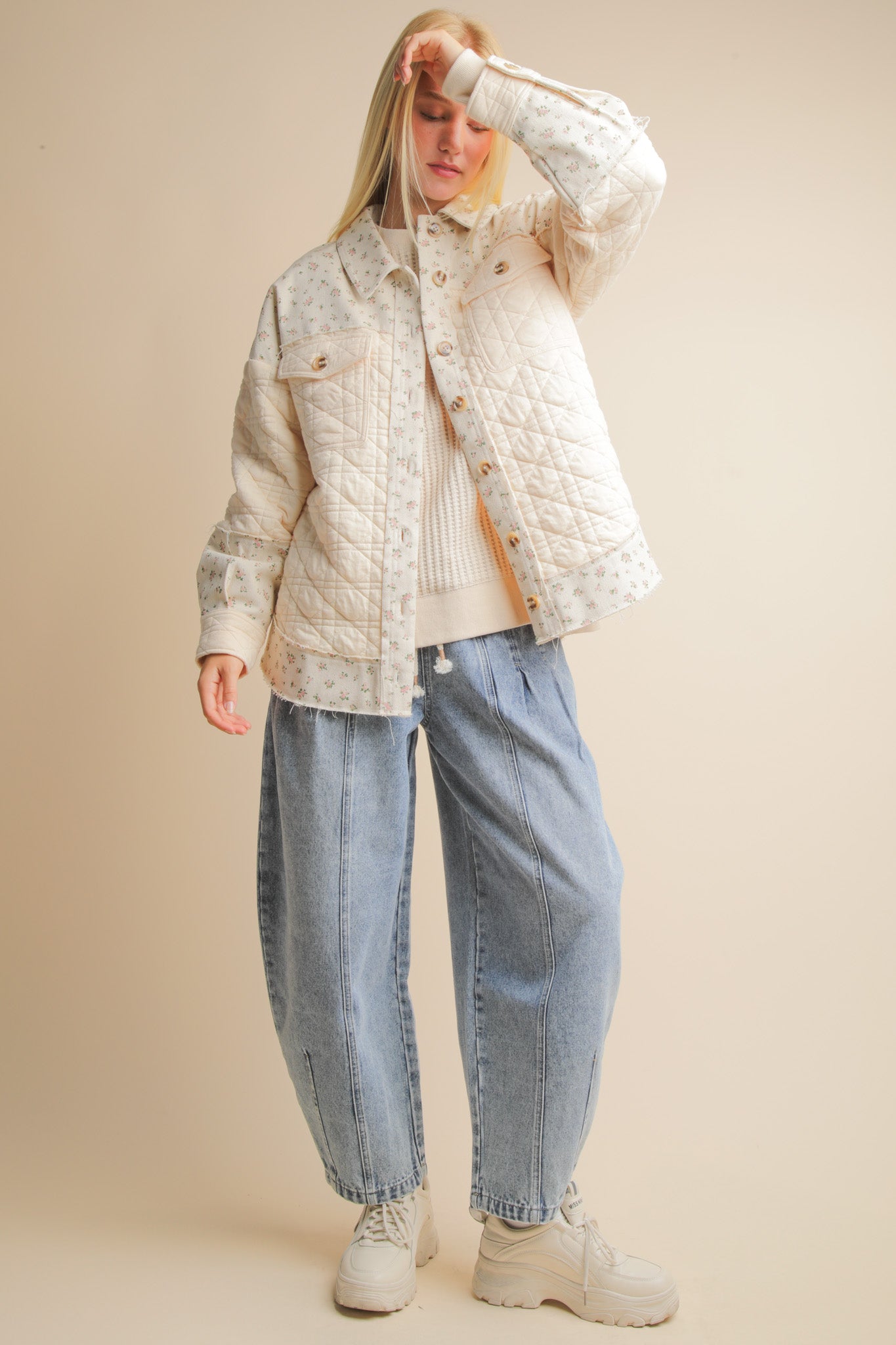 Floral Quilted Jacket