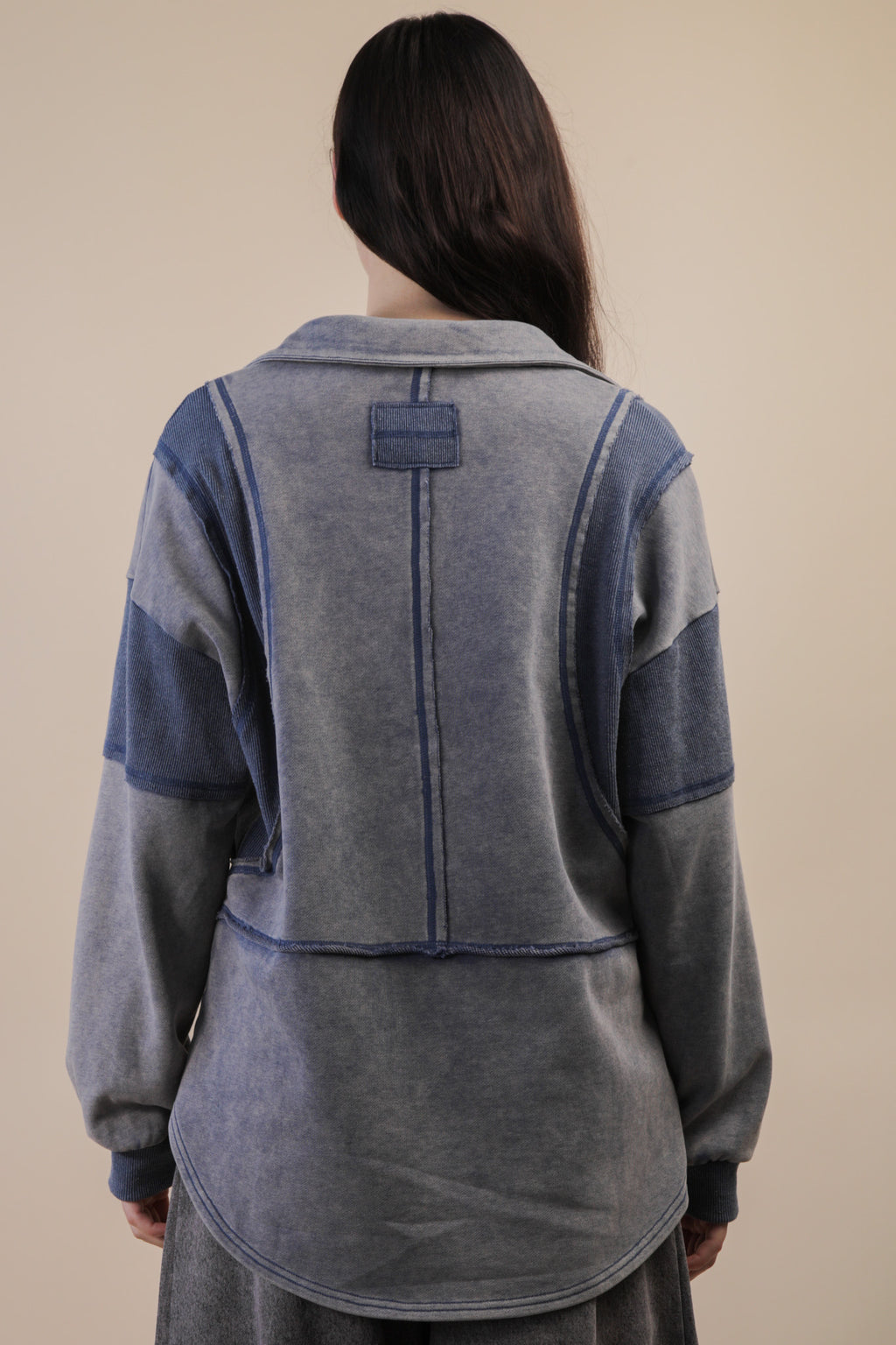 PREMIUM Mineral Wash Terry Knit Top