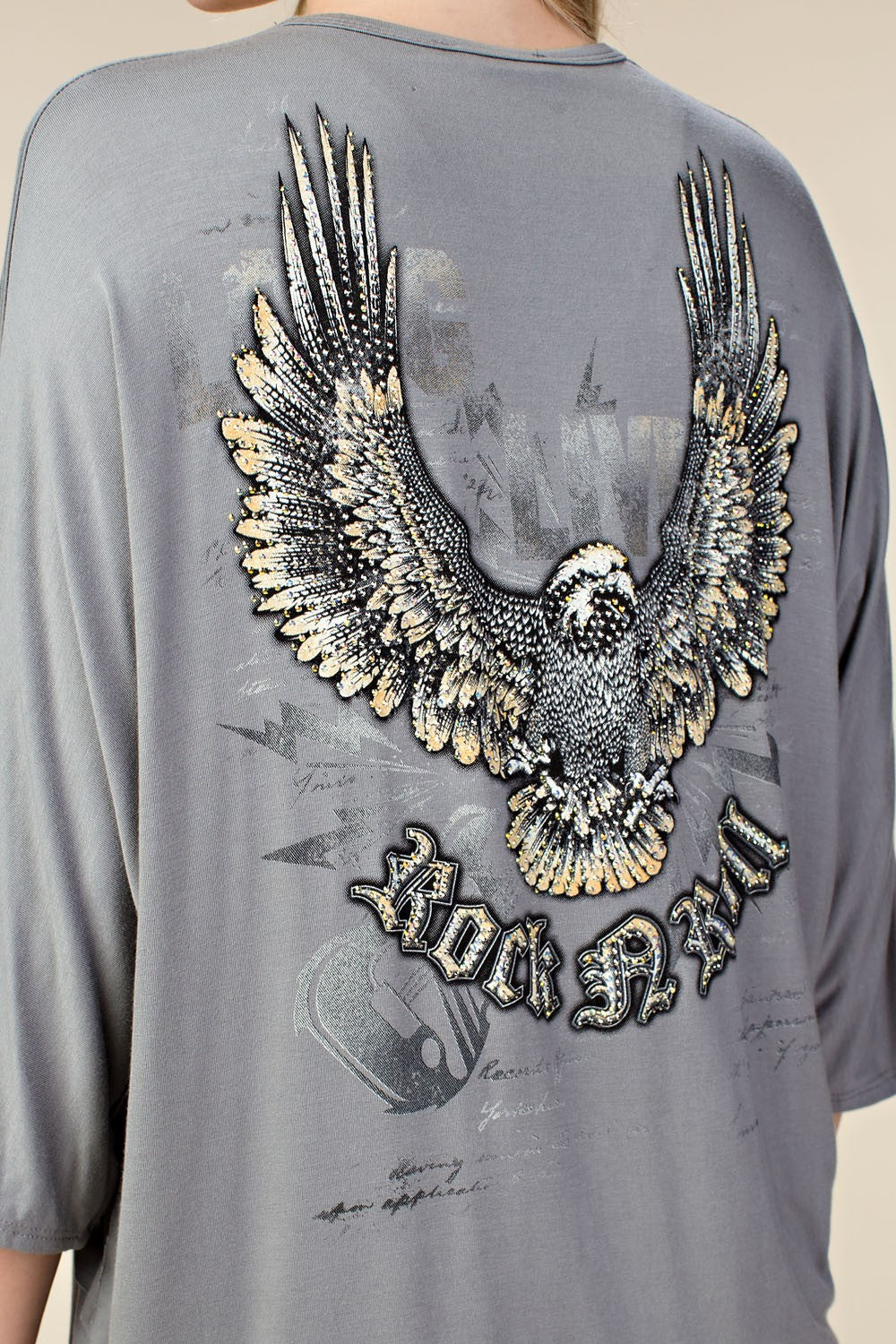 Embellished Cardigan - Gray