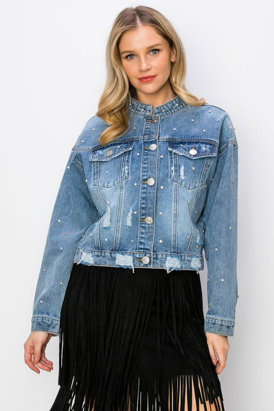 Embellished Denim Jacket