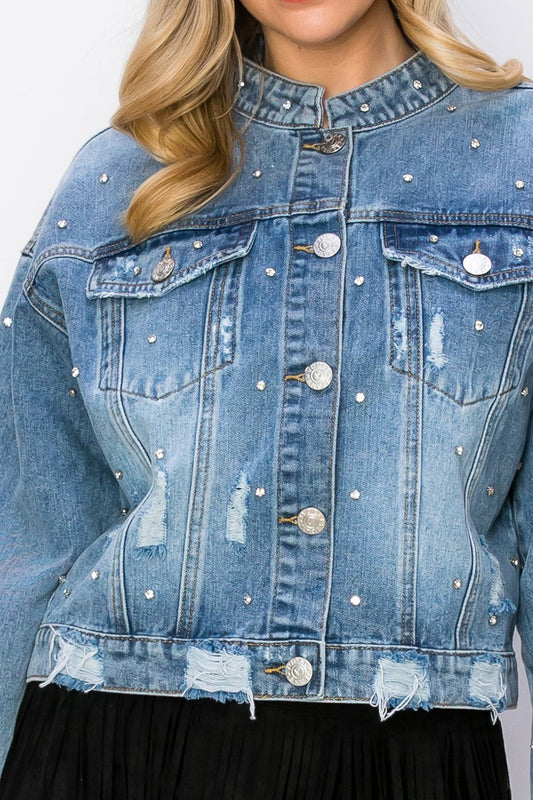 Embellished Denim Jacket