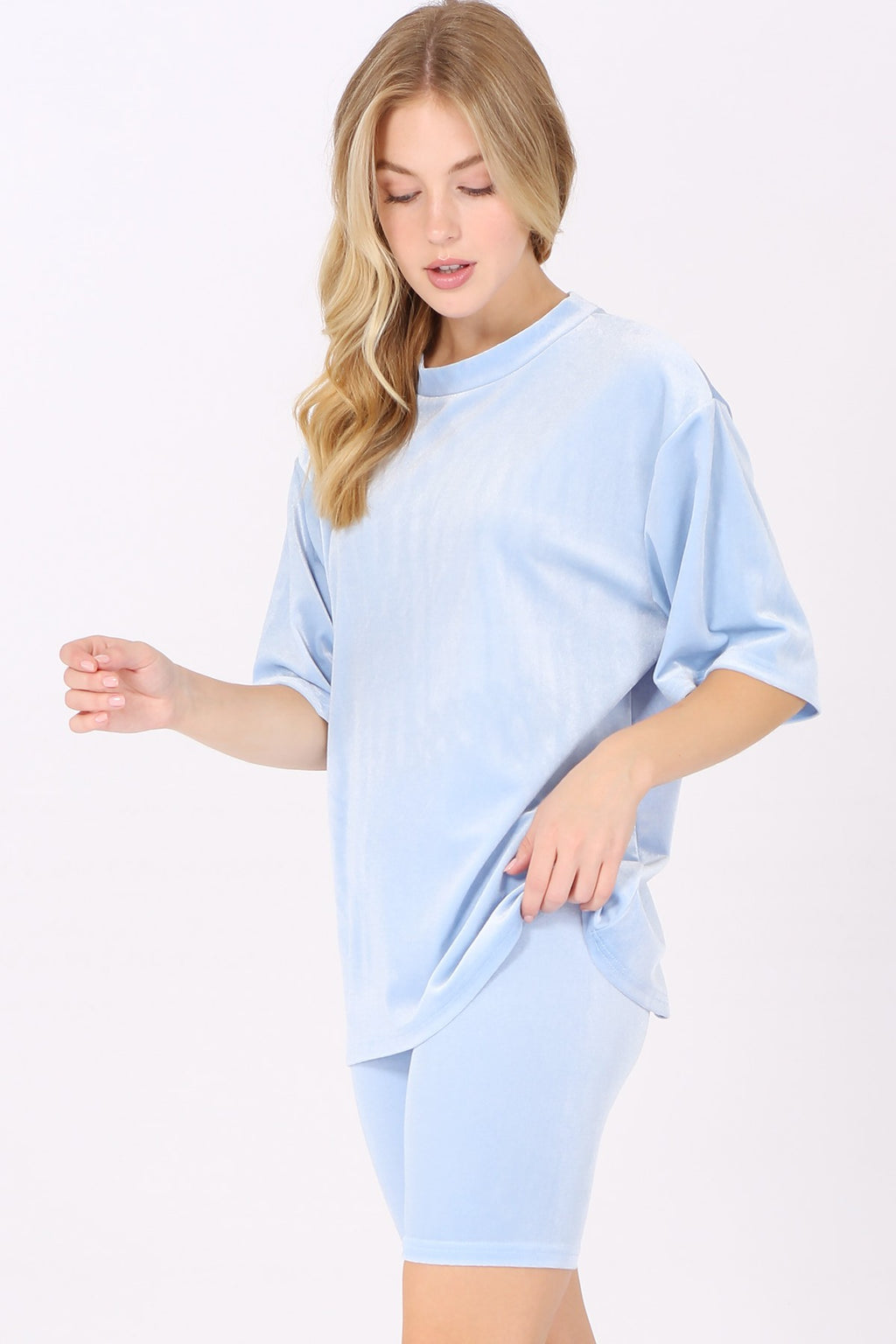 Velour Bliss Set - Blue