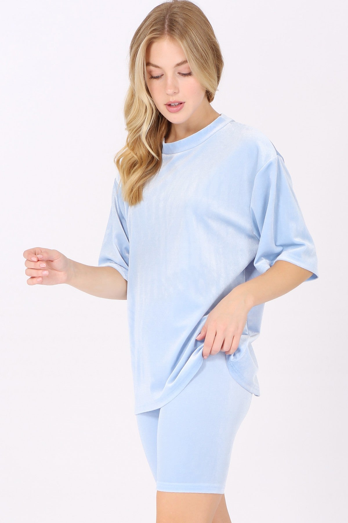 Velour Bliss Set - Blue