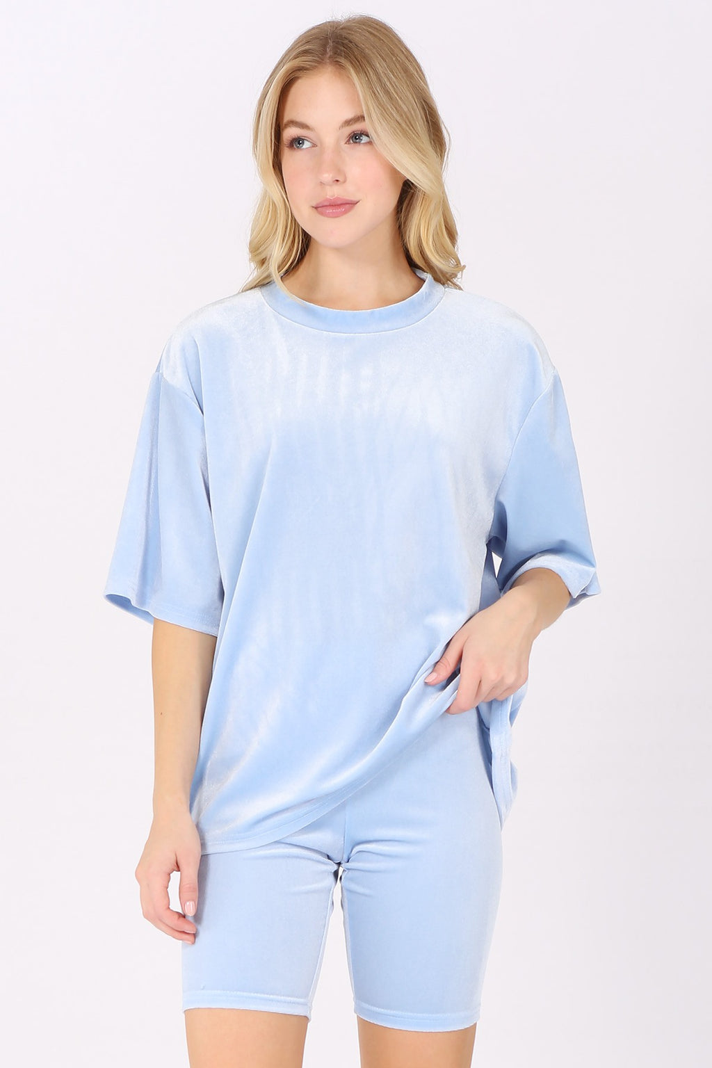 Velour Bliss Set - Blue
