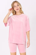 Velour Bliss Set - Pink