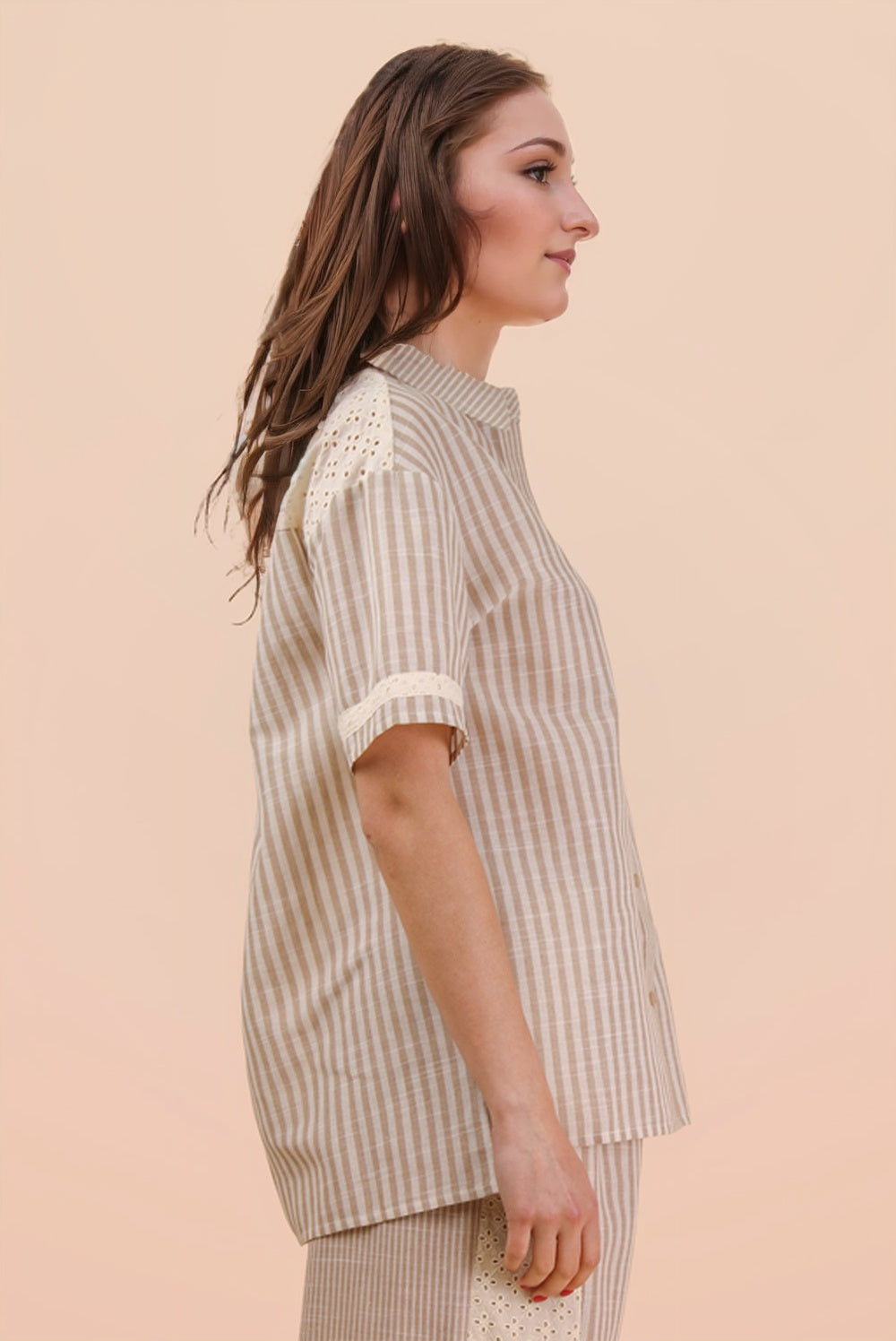 Lace & Lines Top