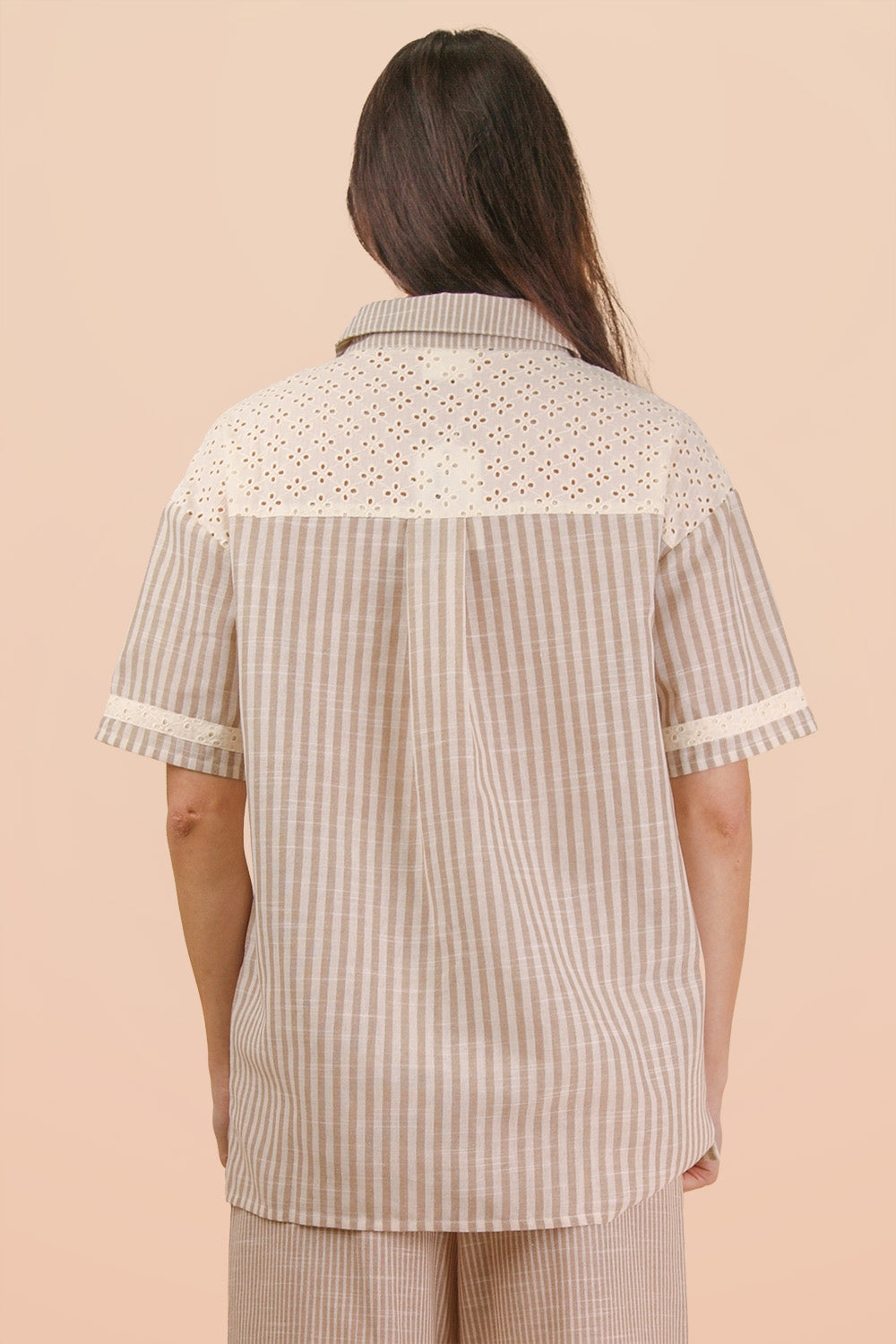 Lace & Lines Top