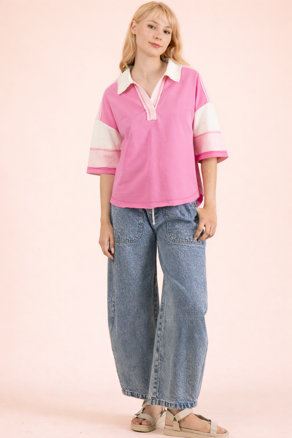Everyday Comfort Top - Pink