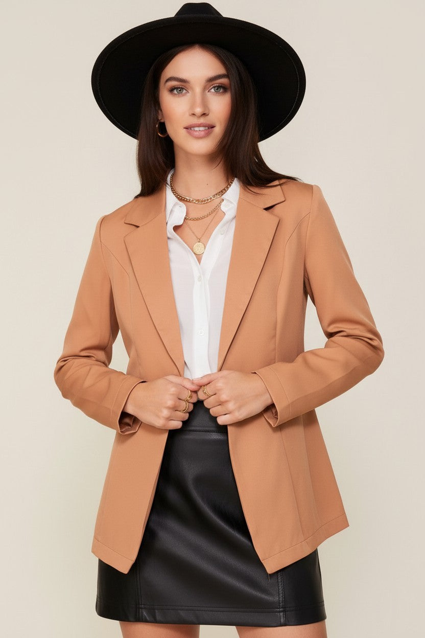 The Madison Blazer   - Taupe