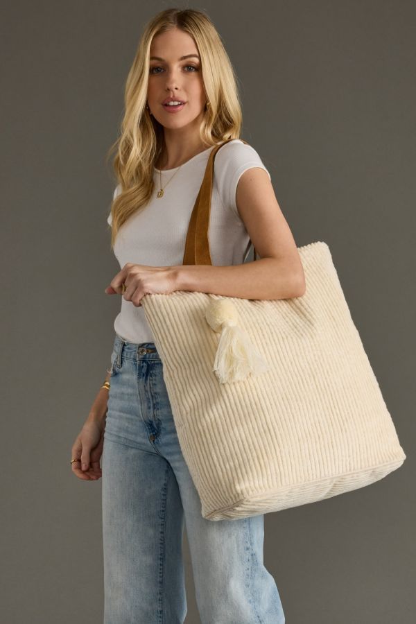The Weekend Cord Tote - Ivory