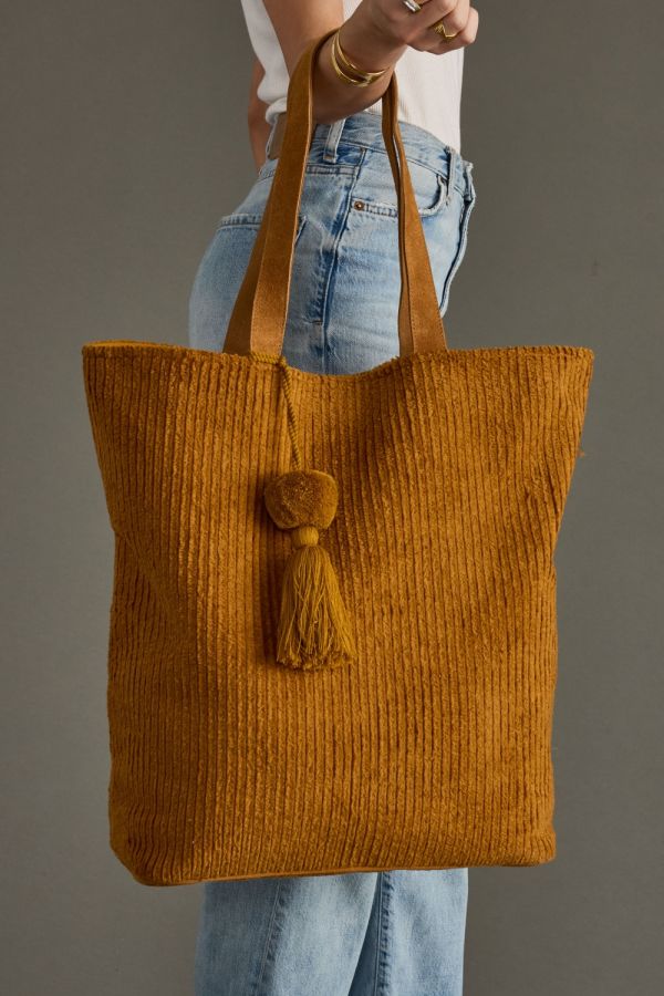 The Weekend Cord Tote - Mustard