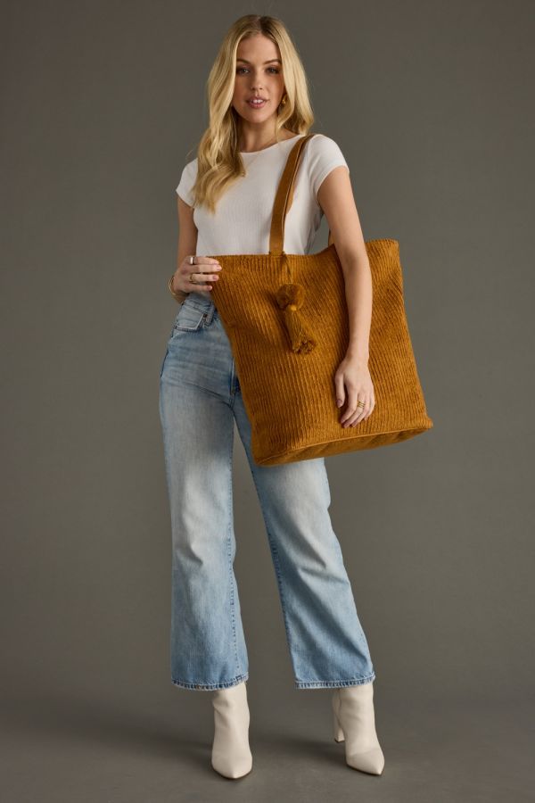 The Weekend Cord Tote - Mustard