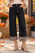 Wild Side Leopard Cuff Pants