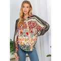 Young Threads Floral Print Top