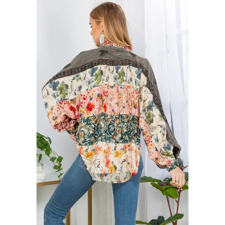 Young Threads Floral Print Top