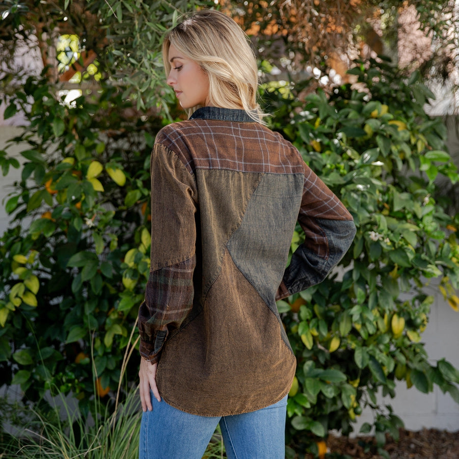 Young Threads Bohemian Patchwork Top