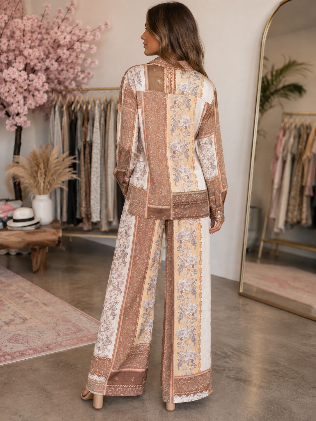 Desert Bloom Paisley Set