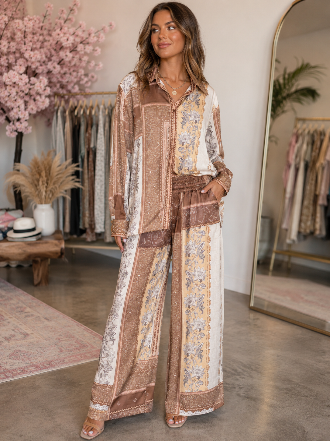 Desert Bloom Paisley Set