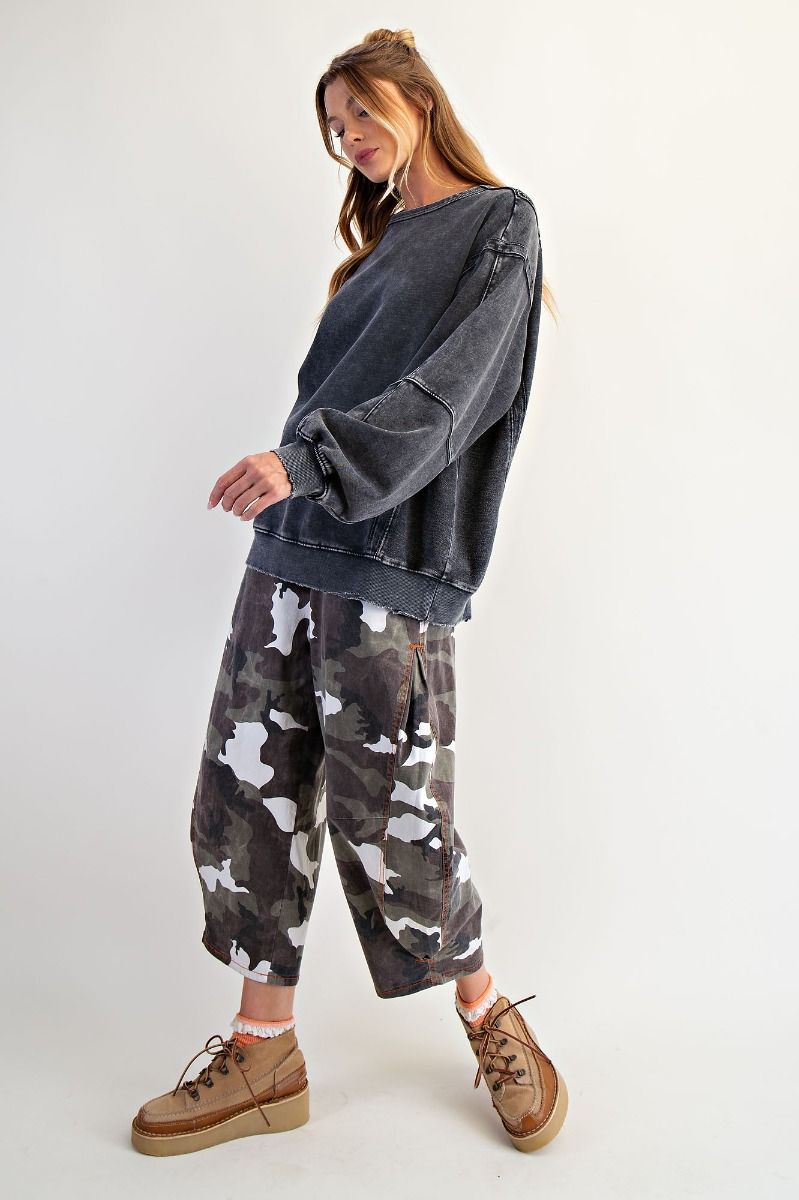 Easel Crochet Patch Crewneck