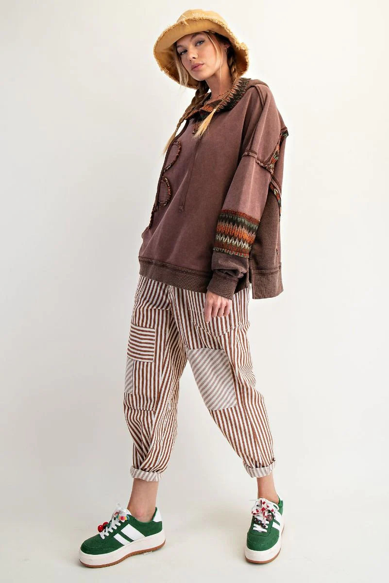 Easel Daisy Patch Hoodie