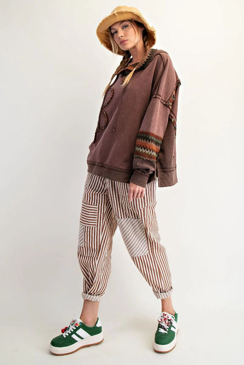 Easel Daisy Patch Hoodie