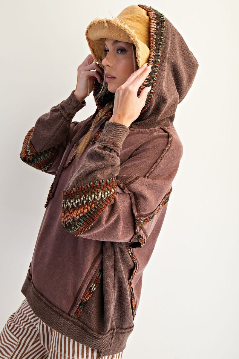 Easel Daisy Patch Hoodie