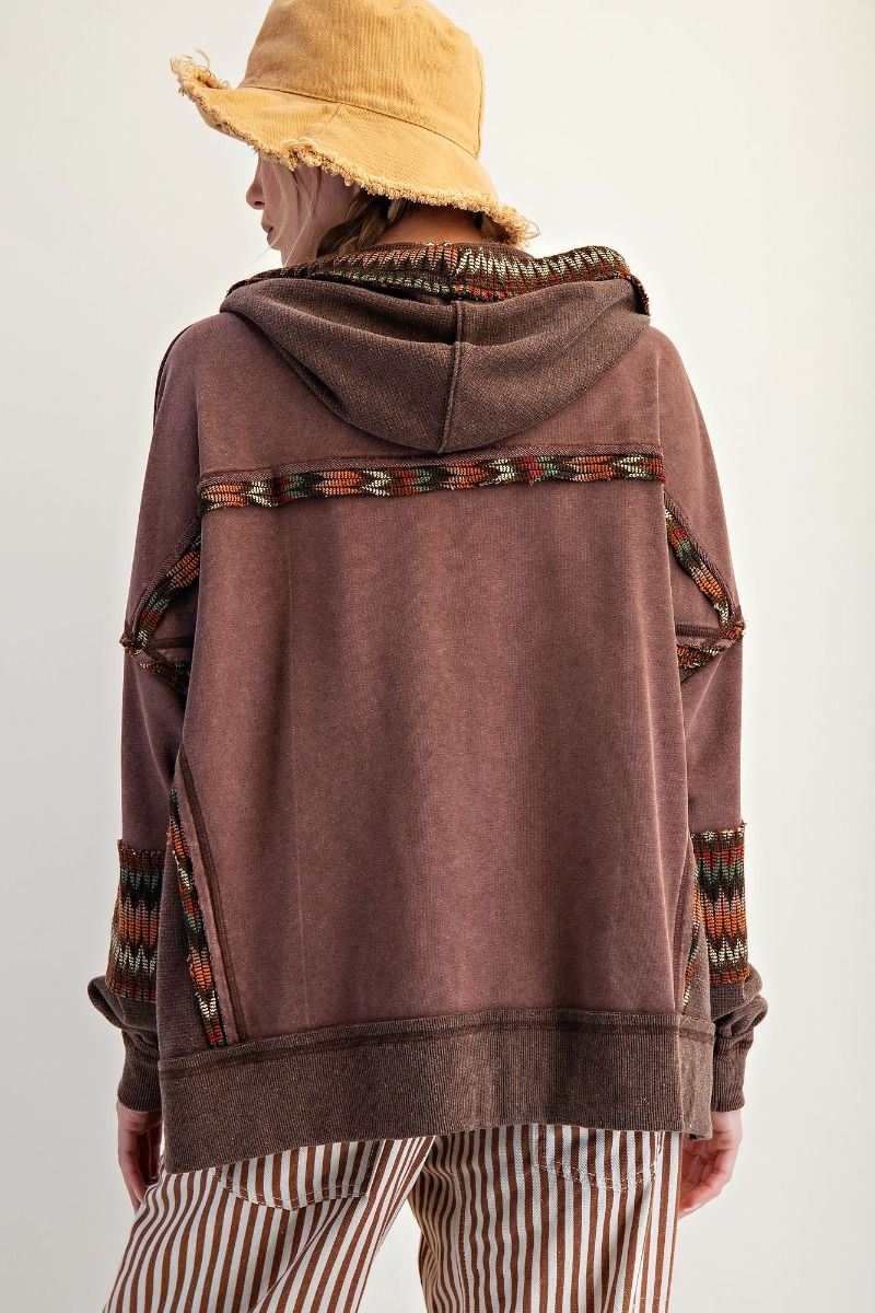 Easel Daisy Patch Hoodie