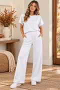 Luxe Bloom Jumpsuit - Gray